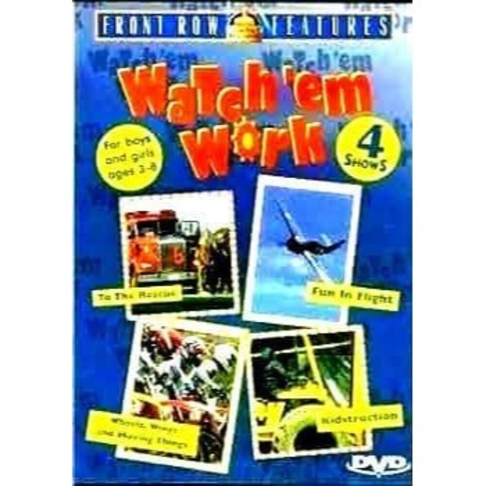 VHS Watchem Work: Wheels, Wings, Moving Things & Kidstruction - Fun for Kids